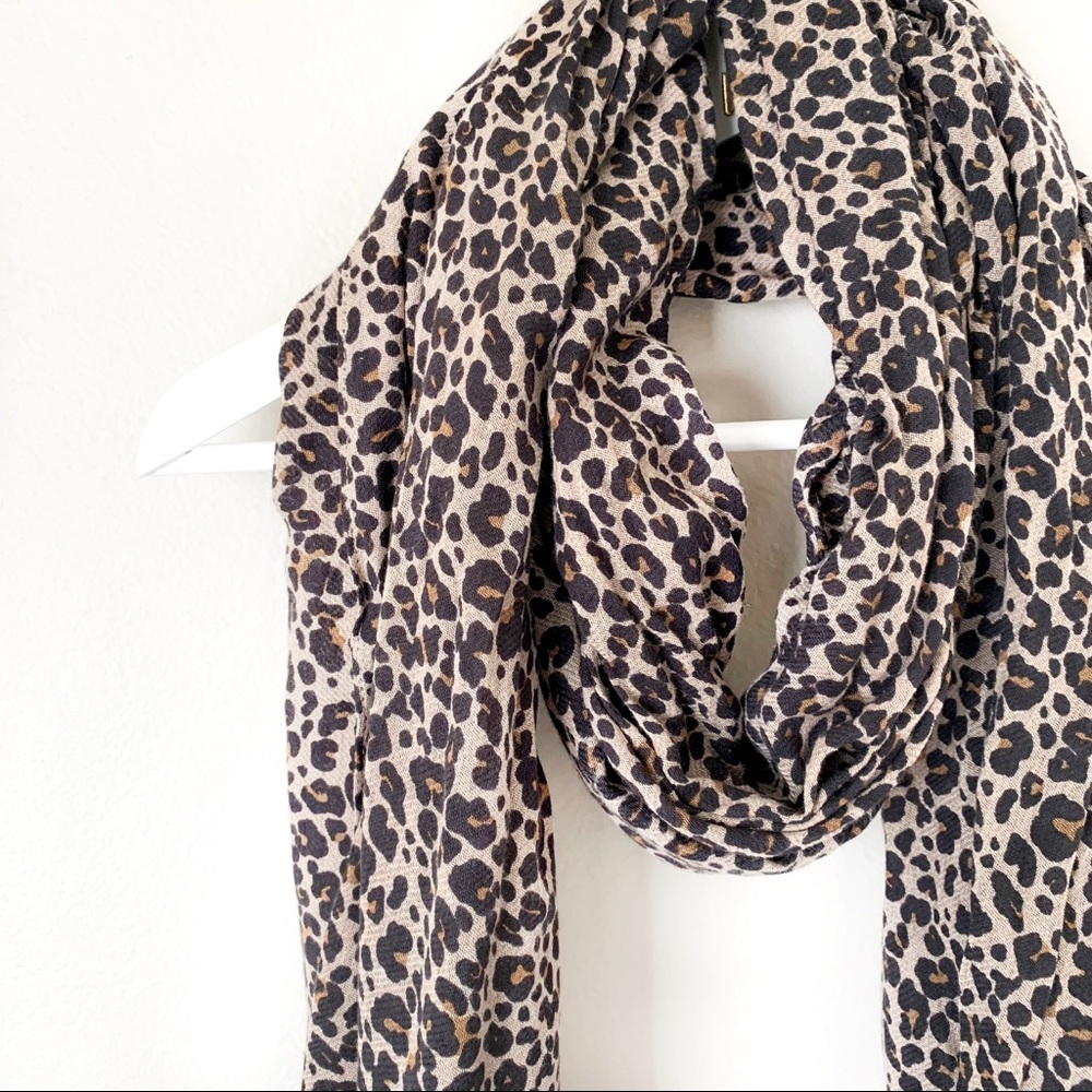 Leopard Print Scarf